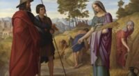 Pintura de Julius Schnorr von Carolsfeld (1828) mostrando Rute no campo de Boaz durante a colheita